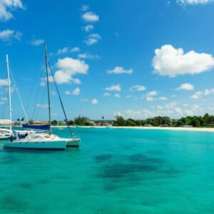 The sunny tropical Caribbean island of Barbados