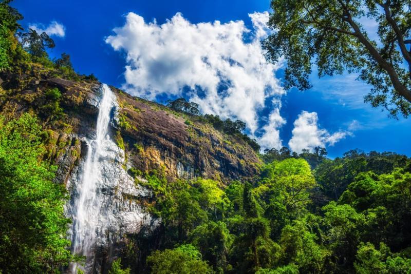 Natural Beauty Waterfall Sri Lanka, Diyaluma