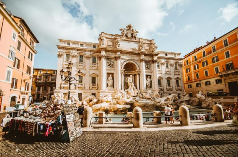 Trevi Fountain, Rome, Italy