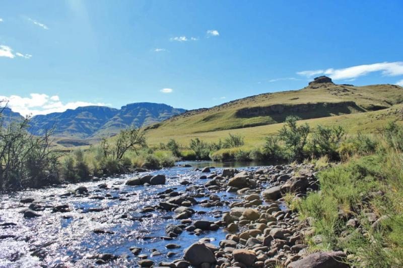 A picnic spot along the banks of Pholele River