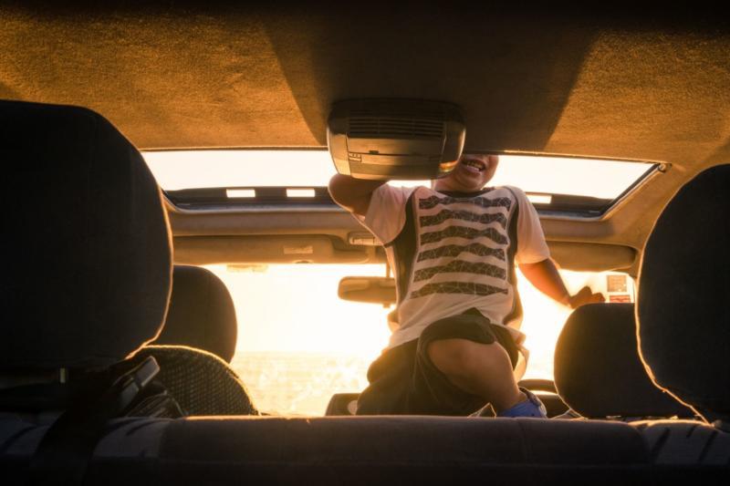 Kids in car entertainment