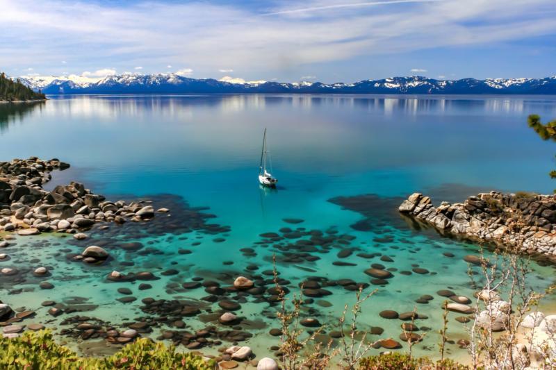 Lake Tahoe in the summer