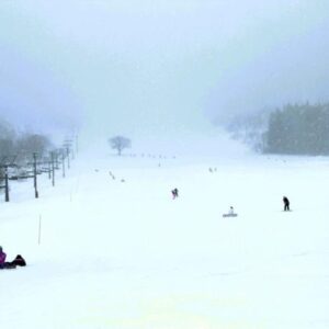 Snowboarding in Japan