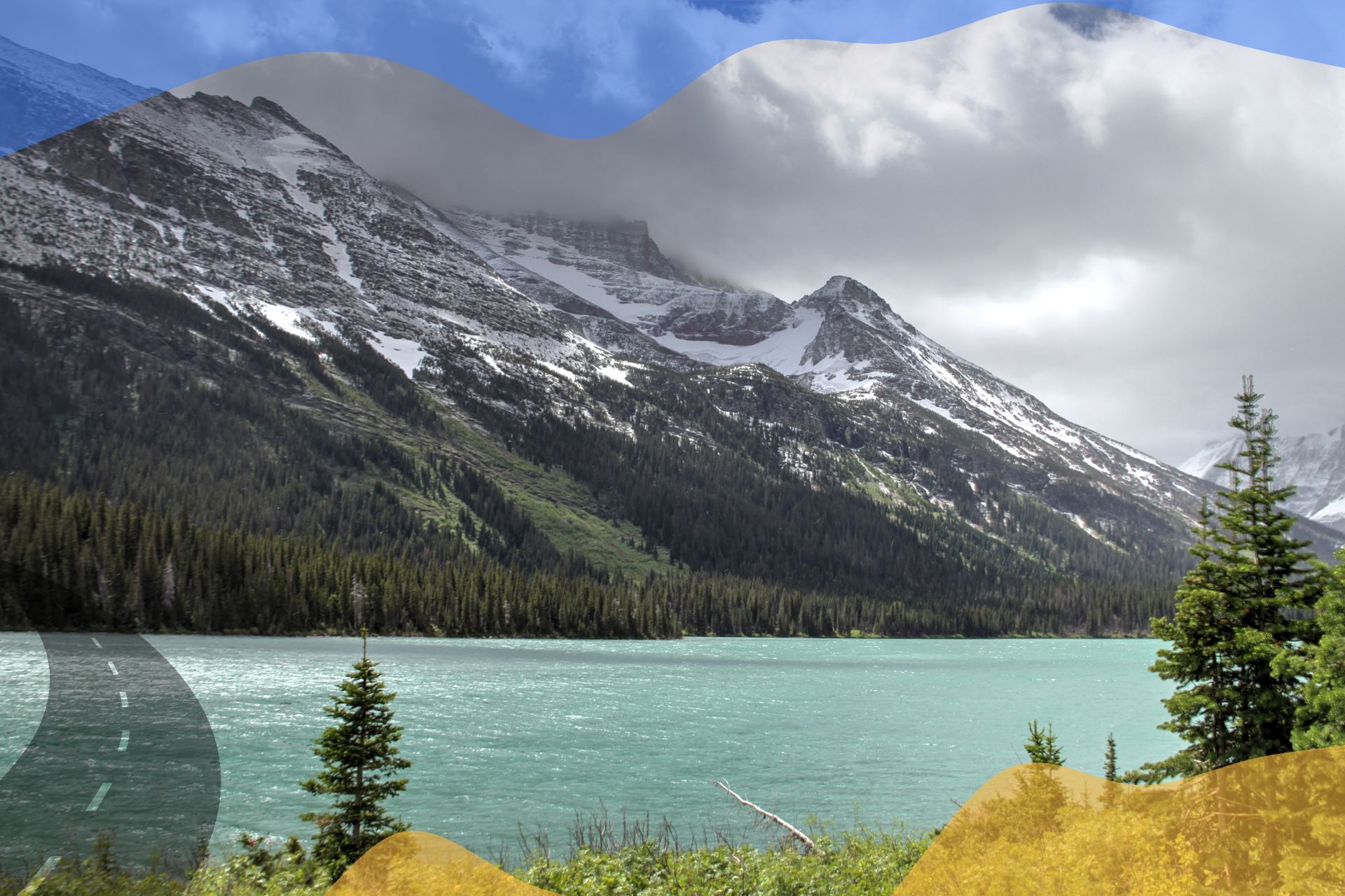 Montana's Glacier during Christmas