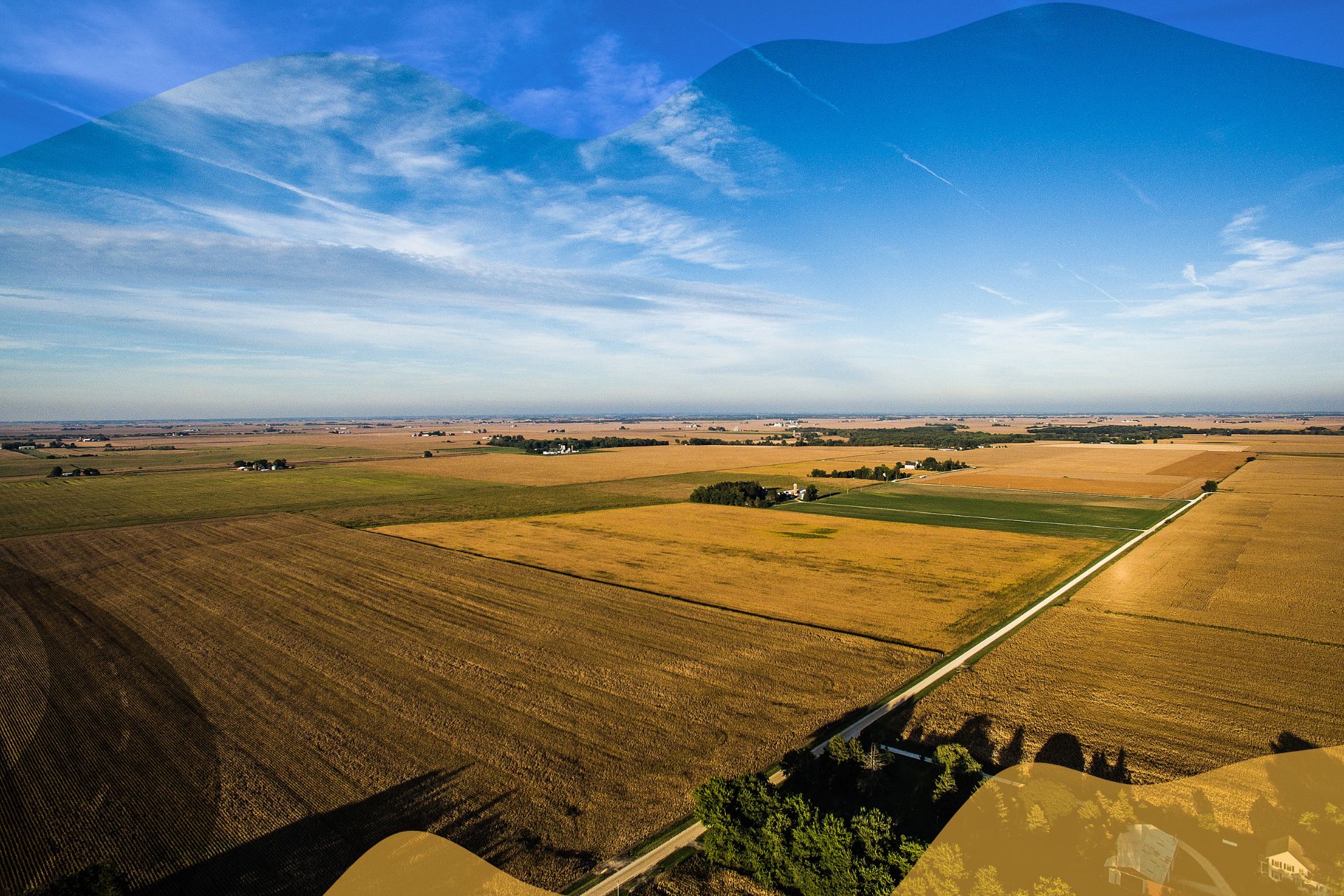 Route 66 - Illinois vast farmland
